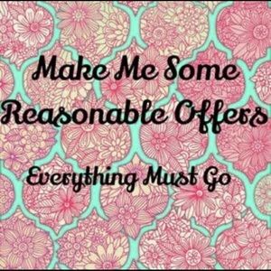 Reasonable offers please my dears. Be mindful.